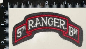 Parche REPRODUCCIÓN SEGUNDA GUERRA MUNDIAL 5º Batallón Ranger Bn - Imagen 1 de 2