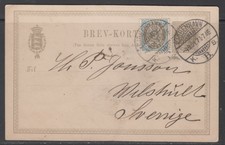 Denmark 1901. Uprated P.S. card to Sweden.