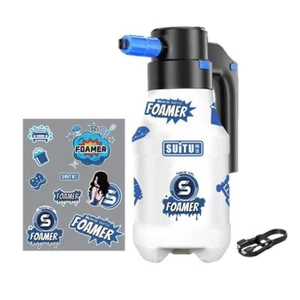 1.5L Electric Car Wash Foam Spray Bottle High Pressure Fan-shaped Universal - Picture 1 of 23