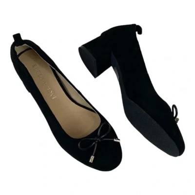 Zapatos de salón Jack Rogers Miranda de tacón medio negros de gamuza talla 7 para mujer Preppy Foto 1 de 4