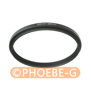 62mm to 58mm 62-58 mm Step Down Filter Ring  Adapter - Picture 1 of 1