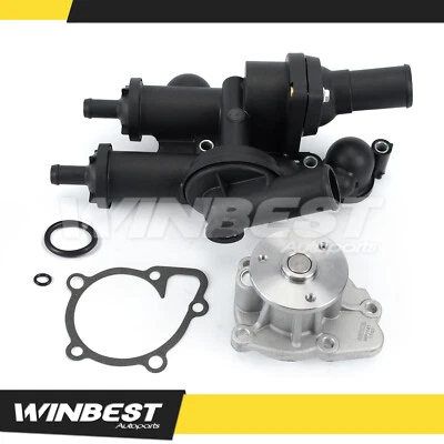 Bomba de agua con termostato para 08-17 Jeep Compass Patriot Chrysler Dodge 2,0 L 2,4 L Foto 1 de 4