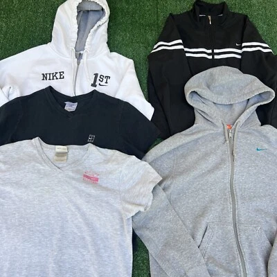 De Colección Nike Camiseta Sudadera con Capucha Chaqueta Mujer S/M Lote Mixto Años 90 Y2K Foto 1 de 4