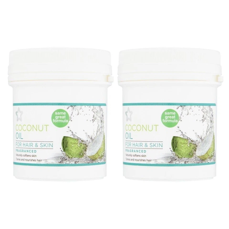 2 X Coconut Oil Mask Leave in For Hair & Skin Soft Skin Dry Frizzy hair - 125ml - Image 1 of 1