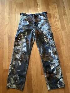 Vintage Liberty Pants Youth 16/18 Reg Camo Cargo Pants RealTree Hardwoods - Picture 1 of 10