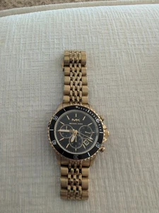  MICHAEL KORS MK8726 HERREN UHR BAYVILLE CHRONOGRAPH GOLDFARBEN - Bild 1 von 5