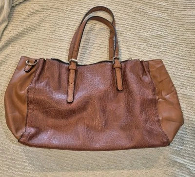 Urban Expressions Vegan Leather Handbag Brown Purse Multiple Pockets Lined - Image 1 of 4