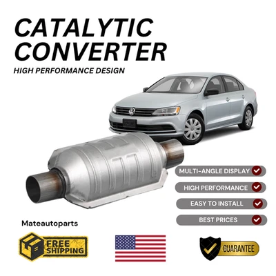 Convertidor Catalítico Para Todos Volkswagen Jetta 2.25" Alta Calidad Mejores Materiales Foto 1 de 4