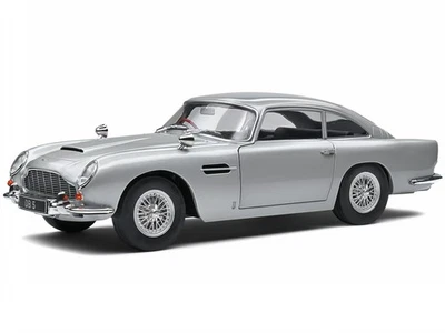 Aston Martin DB5 1964 silver birch diecast model car S1807101 Solido 1:18 - Image 1 of 4
