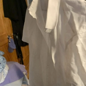 Express Men's White Short Sleeve Linen Blend Shirt L/16-16.5 - Picture 1 of 4