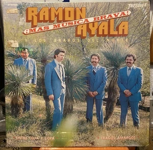 Ramon Ayala Y Los Bravos Del Norte 1980 LP Mas Musica Brava VG++ IN OG SHRINK! - Picture 1 of 11