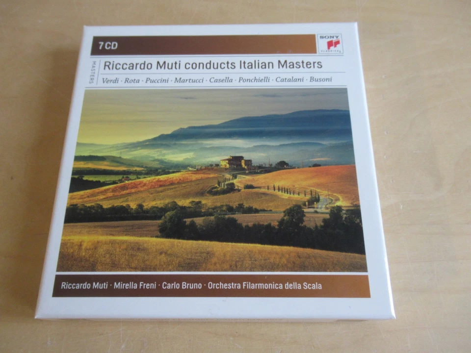 Riccardo Muti cond. Italian Masters-Rota, Martucci, Casella, Catalani-7er CD Box - Bild 1 von 4
