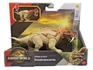 Figura de acción de dinosaurio Jurassic World Rebirth Strike Attack Inostrancevia 7" - Imagen 1 de 3