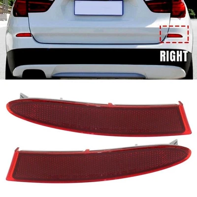 Rear Left & Right Side Bumper Reflector Light Trim For F25 X3 2011 2012-2017 - Image 1 of 4