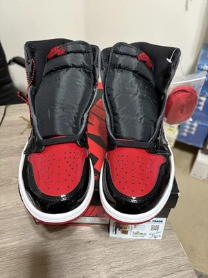 Размер 8 - Nike Air Jordan 1 ретро высоты OG патент выведен черный красный (ДОСТАВКА КАК МОЖНО СКОРЕЕ!) - Изображение 1 из 4
