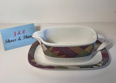 Studio Nova Palm Desert Gravy bote y placa base (revestimiento) usado en excelente estado Foto 1 de 4