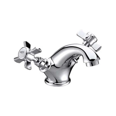 Delphi Aston Traditional Mono Basin Mixer Tap Without Waste - Chrome