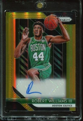 2018 Prizm Robert Williams Rookie Gold Prizm Auto Signatures 8/10 #RS-RWL - Image 1 of 2