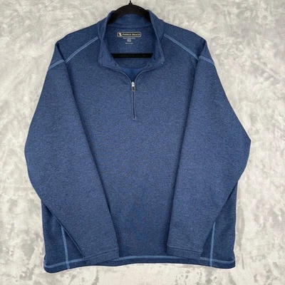 Pebble Beach Performance Quarter 1/4 Zip Pullover Top Men XL Blue Golf Athletic - Image 1 of 4