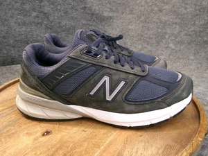 New Balance Womens 990v5 Navy Blue Suede Shoe Size 10 D Wide Made in USA W990NV5 - Picture 1 of 14