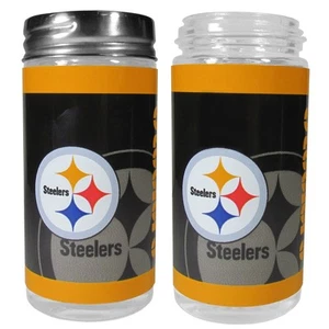 Siskiyou Sports Nfl Pittsburgh Steelers Salt & Pepper Shakers, Black, - Picture 1 of 3