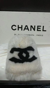 Chanel Vintage Rabbit Fur Wristband Bracelet with Rare Box - Paris Exclusive - Picture 1 of 8