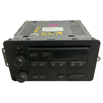 03-05 Chevrolet Cavalier Equipo Audiovisual Radio 10315119 AM/FM/CD 638-1528 Foto 1 de 4