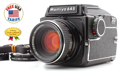 [Casi Como Nueva] Cámara fotográfica Mamiya M645 buscador de nivel de cintura C 80 mm f2,8 de JAPÓN Foto 1 de 4