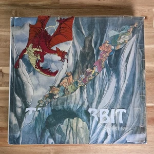 The Hobbit: An Illustrated Edition J. R. R. Tolkien 1977 Hardcover 1st Edition - Picture 1 of 16