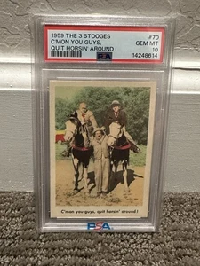 1959 Fleer Three Stooges #70 PSA 10 Last 10s - Picture 1 of 2