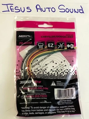 100% GENUINO OEM METRA ARNÉS DE CABLEADO ADAPTADOR ENCHUFE PARA RADIO DE REPUESTO 70-6502 Foto 1 de 4