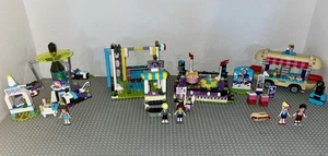 Lego 41128 41129 41133 Lot Of 3 Friends Sets Amusement Park Space Ride - Picture 1 of 9