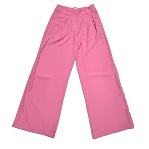 Anthropologie Exquise Pink Carnation Flared Trousers Pants Sz Medium $99 New - Picture 1 of 9