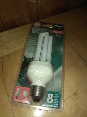 Sylvania 20W/100 E27 Mini-Linx T Economy Fast Start Cool White UK Made - Image 1 of 3