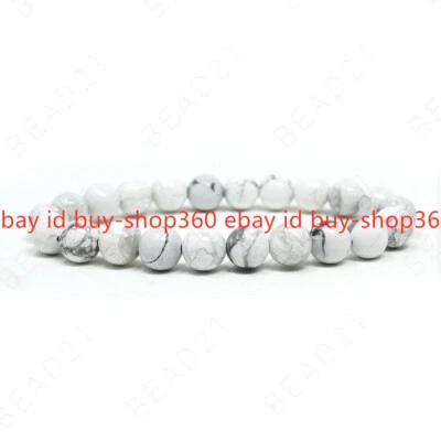 Pulsera Hecha a Mano Cuentas de Piedras Preciosas Naturales Redondas Elastizadas Sanación Reiki 8mm Foto 1 de 4
