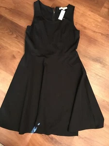 LOFT NWT Woman’s Sleeveless Black Dress Size 8 Special Occasions LBD Zipper - Picture 1 of 9