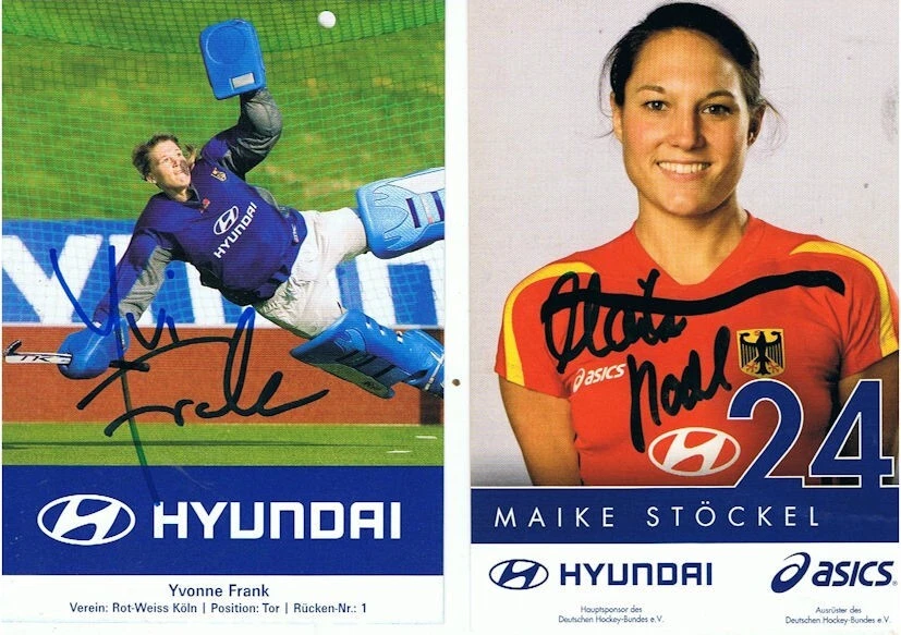 Yvonne Frank & Maike Stöckel (Hockey), 2 AKs - Bild 1 von 1