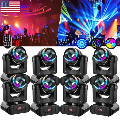 150W Moving Head Light 18Prism RGBW Gobo Beam Stage Spot DJ Disco Bar Lights - Image 1 of 4