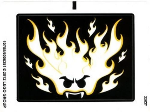 LEGO 9464 - Monster Fighters - El Vampiro Fúnebre - HOJA ADHESIVA  Foto 1 de 1