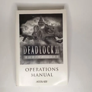 Deadlock II Shrine Wars: Manual de Operaciones - PC (1998) Manual de Juego SOLO Accolade - Imagen 1 de 4