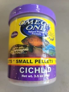 Omega One Floating Pellet Food 3.5 Oz Cichlid ๐ - Picture 1 of 4