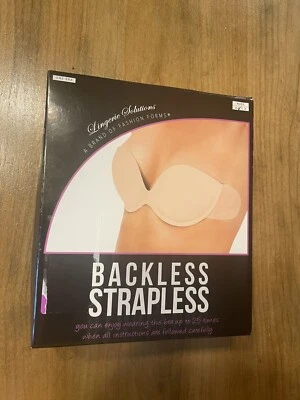 Fashion Forms Women's Adhesive Strapless Backless Bra - Nude Size B - Image 1 of 2