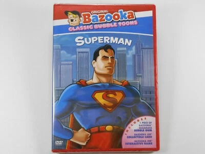 Bazooka Classic Bubble Toons Superman with Bazooka Joe Card and Game DVD 2005 - Image 1 of 3