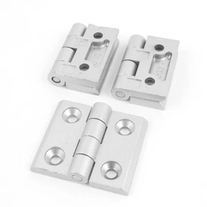 3pcs Gate Aluminum Alloy Weld able Door Butt Hinges Silver Tone - Picture 1 of 3