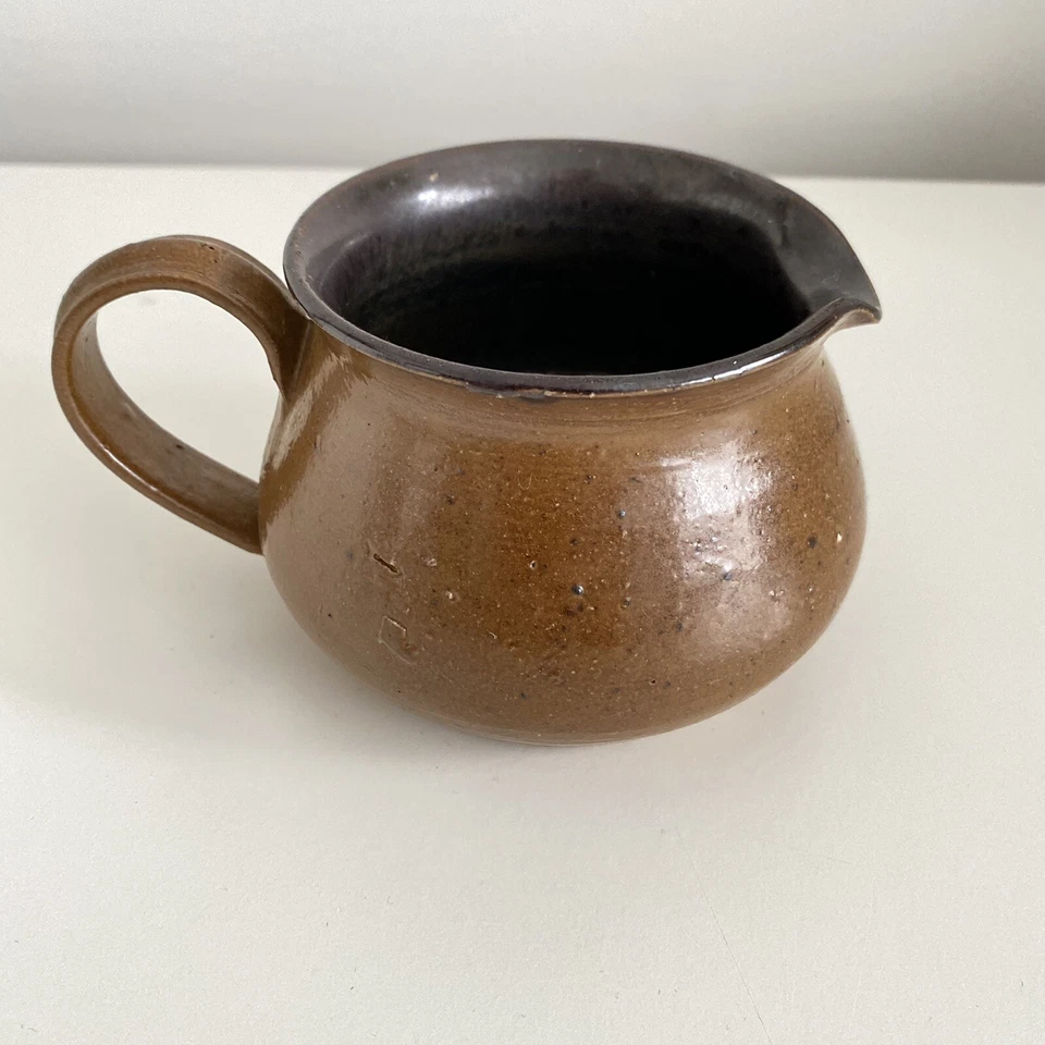 Bendigo Pottery Australian Milk Jug Classic Design Brown Used - image 1 of 4