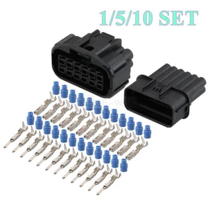 12 Pin Fog Light DRL Lamp Horn Connector Plug Kit for Honda Civic Accord Acura - Picture 1 of 5