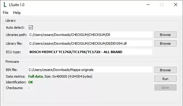L Suite 1.0 Software Calculation Checksum - Image 1 of 1