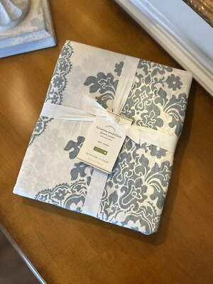 Funda nórdica Pottery Barn Lucianna Medallion DOBLE azul nueva con etiquetas CAJA ABIERTA Foto 1 de 2