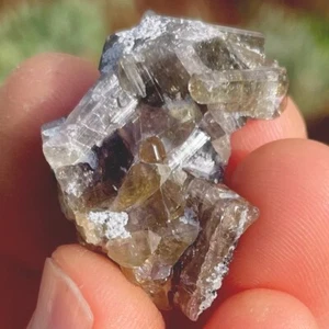 11.7g Tanzanite Crystal Cluster Unheated Yellow Rough Specimen, 58.5ct - 1.27” - Picture 1 of 14