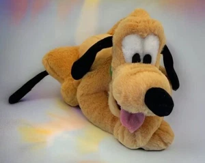 Pluto Puppy Dog Plush Disneyland Walt Disney World Stuffed Animal 5”H 14”L - Picture 1 of 12